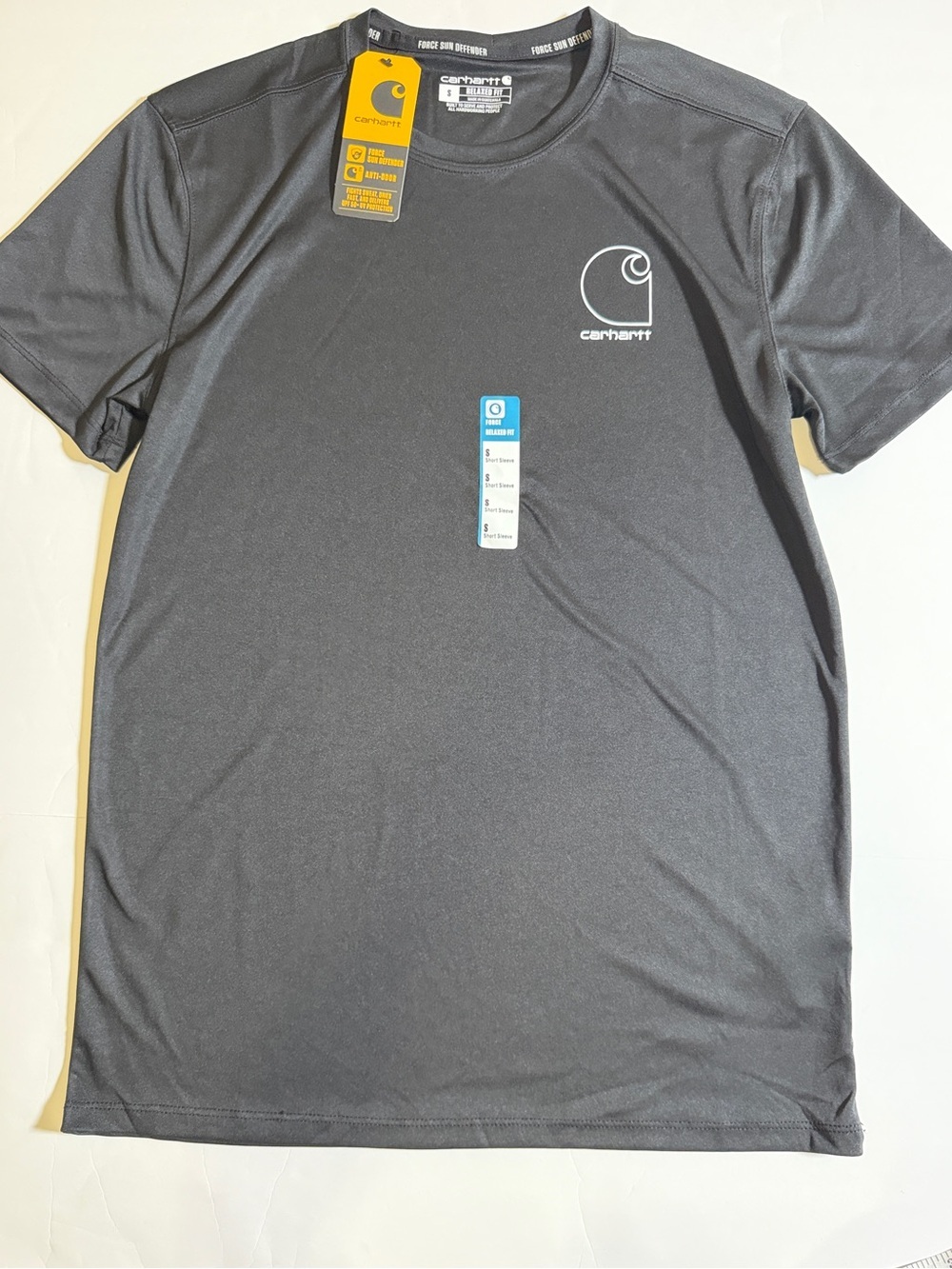 Carhartt Black Short-Sleeve Performance Logo Tee